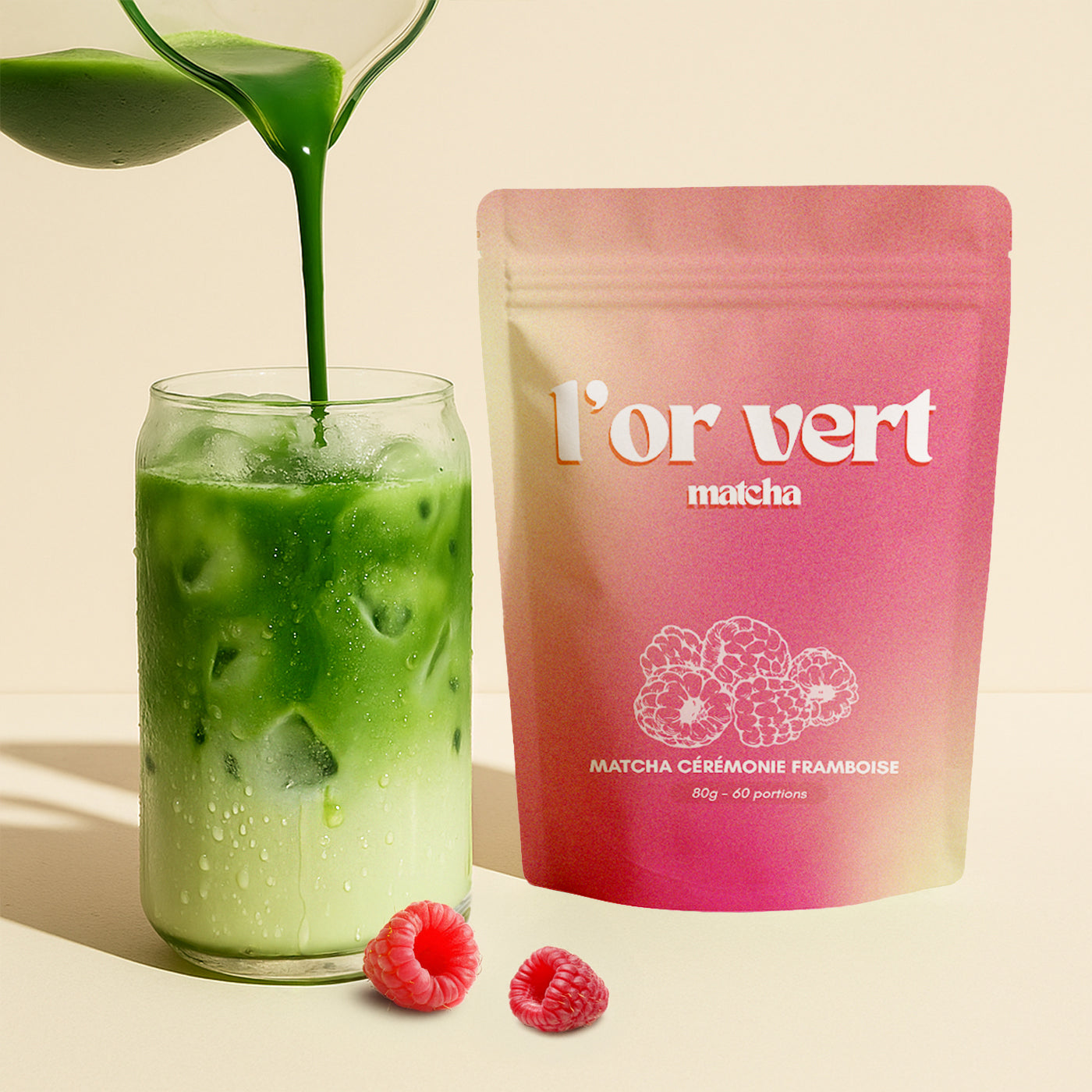 Thé Matcha Framboise 80g
